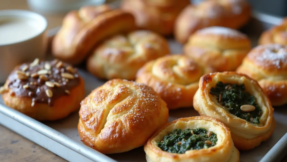 Assorted Vegan Gipfeli – Chocolate, Almond, and Savory Flavors