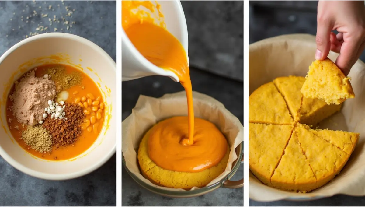 How to make Sweet Potato Cornbread from scratch step-by-step
