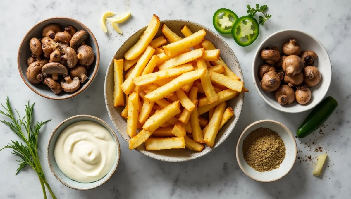 Substitution ideas for plant-based Loaded Fries recipes
